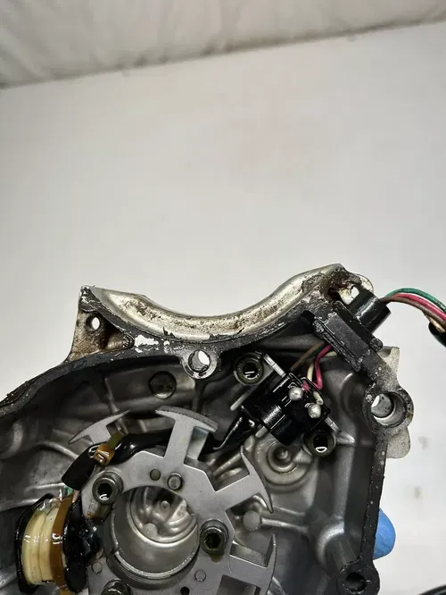 2002 02 yamaha ttr125l TTR 125 L UNTESTED! Stator Case Cover Ignition Magneto