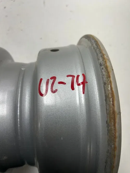 02 2002 Polaris Scrambler 90 2 Stroke OEM STRAIGHT! Rear Front Wheel Rim Set
