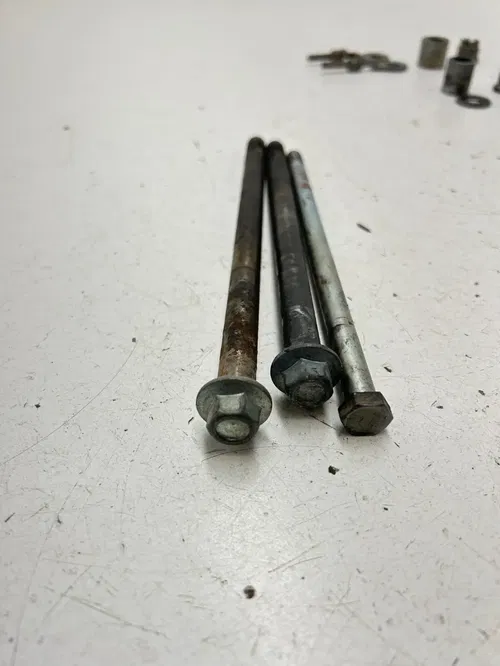 81 1981 Honda XR80 Xr 80 OEM LOT Axles Swing Arm Front Rear Pivot Bolt READ DESC