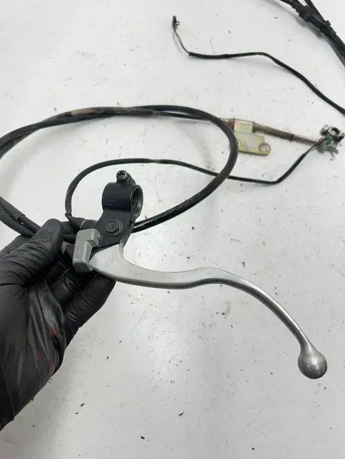05 2005 Polaris Predator 90 2 Stroke OEM Brake Lever Cable Perch Thumb Throttle