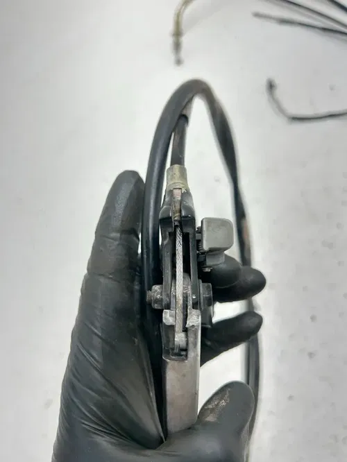 05 2005 Polaris Predator 90 2 Stroke OEM Brake Lever Cable Perch Thumb Throttle