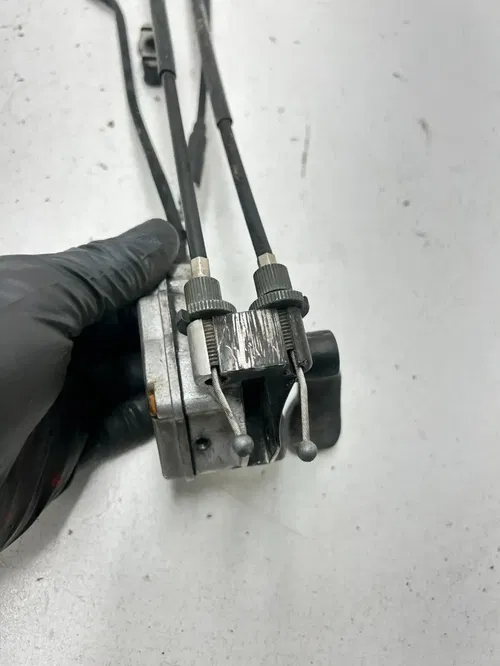 05 2005 Polaris Predator 90 2 Stroke OEM Brake Lever Cable Perch Thumb Throttle