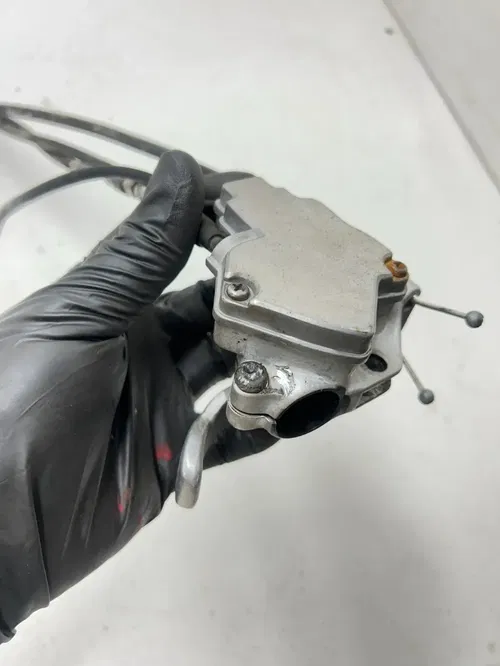 05 2005 Polaris Predator 90 2 Stroke OEM Brake Lever Cable Perch Thumb Throttle