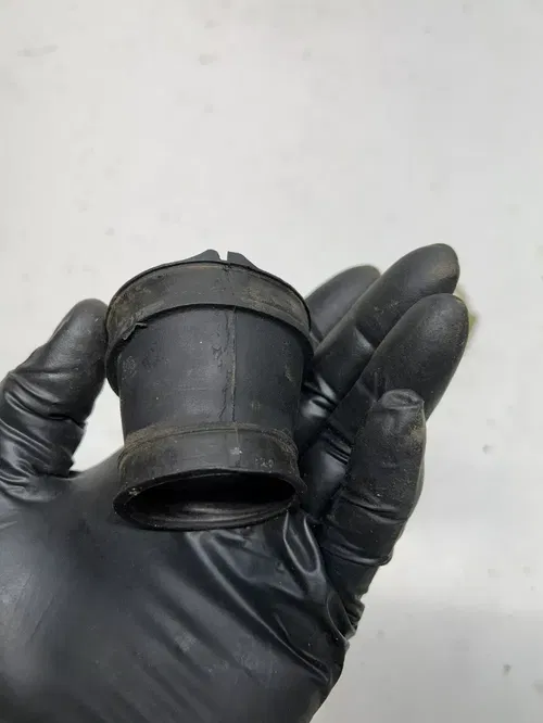 1990 90 Yamaha RT180 RT 180 rt OEM GOOD RUBBER! Air Box Intake Boot Clamps NICE3