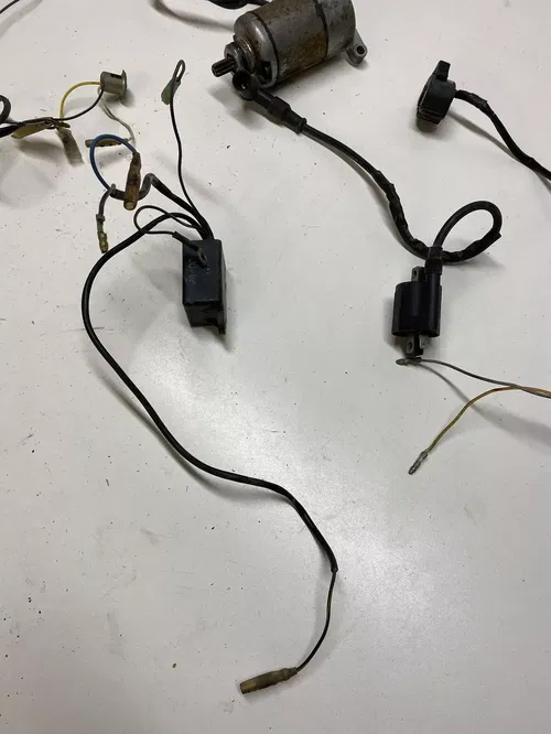 1983 83 SUZUKI QUADRUNNER 125 LT125 D WORKING Wiring Harness Loom ECU CDI