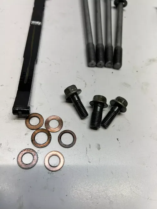1999 99 YAMAHA WR400F wr 400 f LOT Head Stud Bolts Can Chain Guide Oil Line Bolt