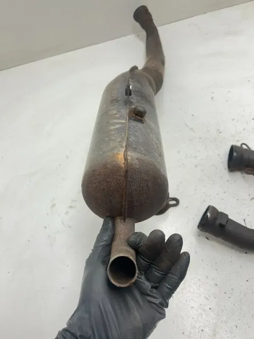 03 2003 Polaris Trailblazer 250 2x4 OEM TIGHT! Exhaust Header Muffler Silencer
