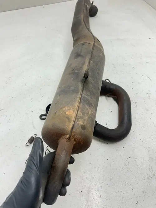 03 2003 Polaris Trailblazer 250 2x4 OEM TIGHT! Exhaust Header Muffler Silencer
