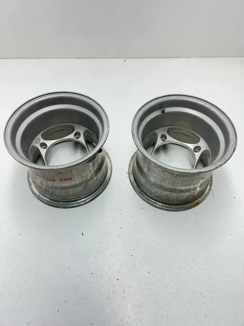2006 06 Polaris Outlaw 500 ITP AFTERMARKET STRAIGHT Rear Back Wheel Rim 8 X 9.5