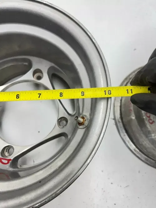 2006 06 Polaris Outlaw 500 ITP AFTERMARKET STRAIGHT Rear Back Wheel Rim 8 X 9.5