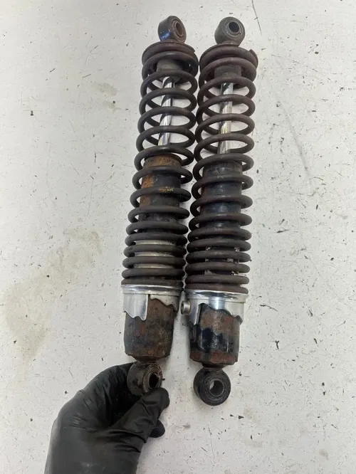 80 1980 Suzuki Ds 250 DS250 OEM FOR PARTS Rear Back Shock Shocks Suspension LR