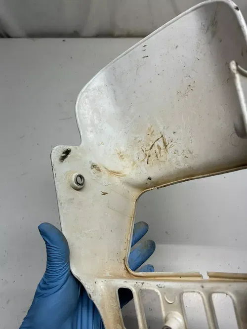 1996 96 Suzuki DR350SE DR 350 se OEM SCRATCHES! Headlight Mount Bucket Plastic