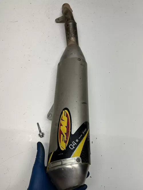 2011 11 Husqvarna TXC250i txc 250 i NICE! FMF Q4 Exhaust Pipe Muffler Silencer