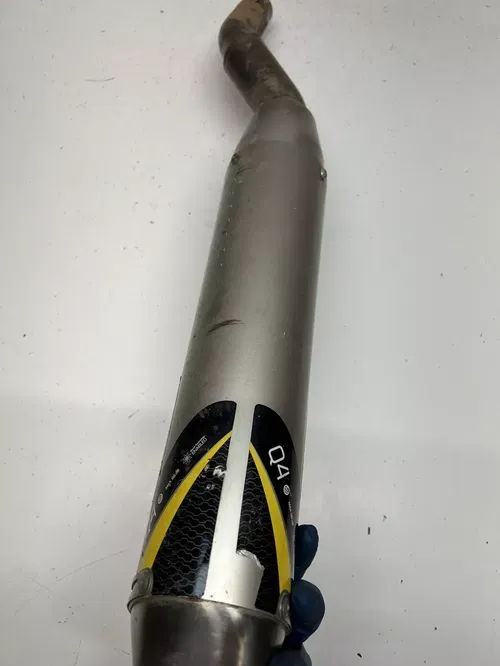 2011 11 Husqvarna TXC250i txc 250 i NICE! FMF Q4 Exhaust Pipe Muffler Silencer