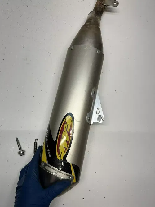 2011 11 Husqvarna TXC250i txc 250 i NICE! FMF Q4 Exhaust Pipe Muffler Silencer