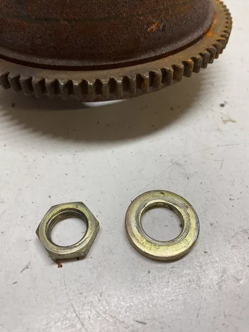 2004 04 Polaris ATP 500 4x4 atp LOT Flywheel Fly Wheel Nut Washer GOOD!