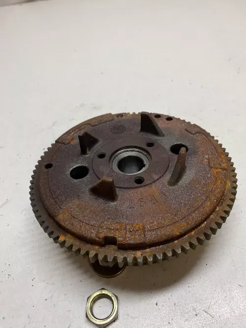 2004 04 Polaris ATP 500 4x4 atp LOT Flywheel Fly Wheel Nut Washer GOOD!