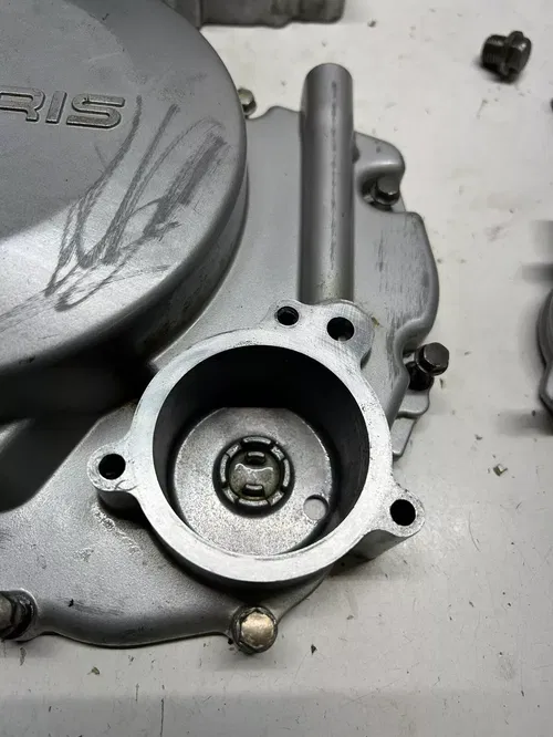 2005 05 Polaris Predator 500 OEM LOT Right Crankcase Case Clutch Cover Water Pum