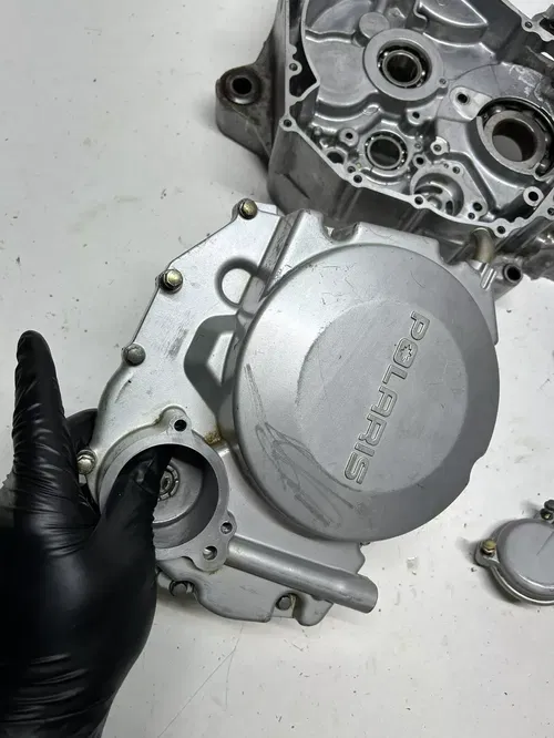 2005 05 Polaris Predator 500 OEM LOT Right Crankcase Case Clutch Cover Water Pum