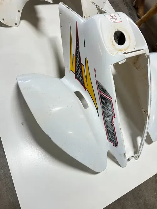 01 2001 Polaris Trailblazer 250 2X4 OEM Front Rear Fender Plastics Body READ