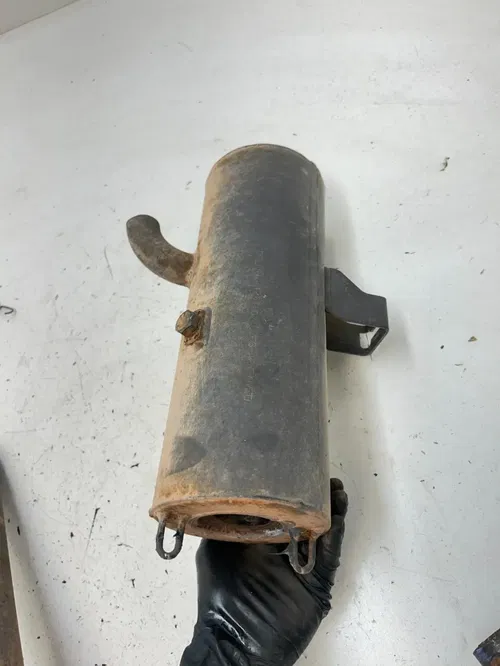 06 2006 Polaris Trail Boss 330 2x4 OEM Exhaust Muffler Header Pipe Elbow Spring