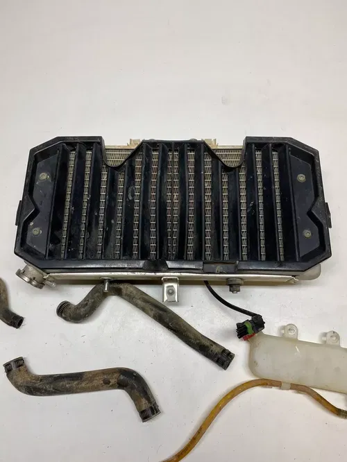 2006 06 Polaris Outlaw 500 IRS GOOD Radiator Fan Shroud Lines Tank FREE SHIP