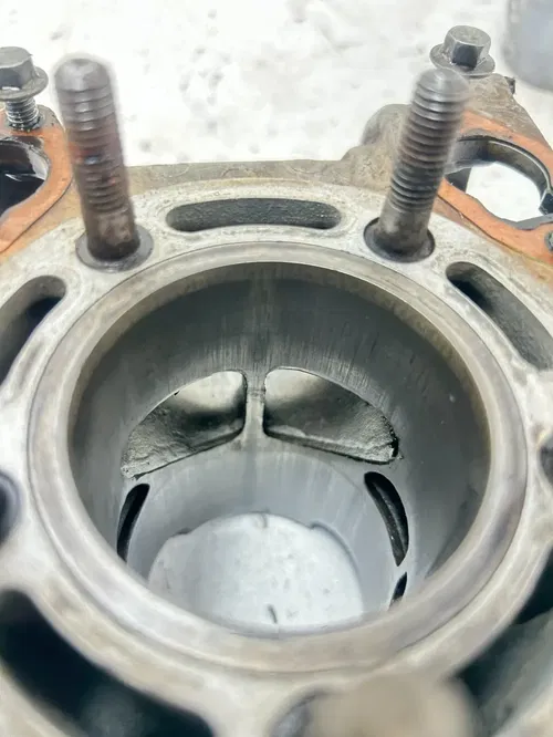 96 1996 Honda CR125R Cr 125 r OEM Cylinder Jug Sleeve Piston 54.1 MM