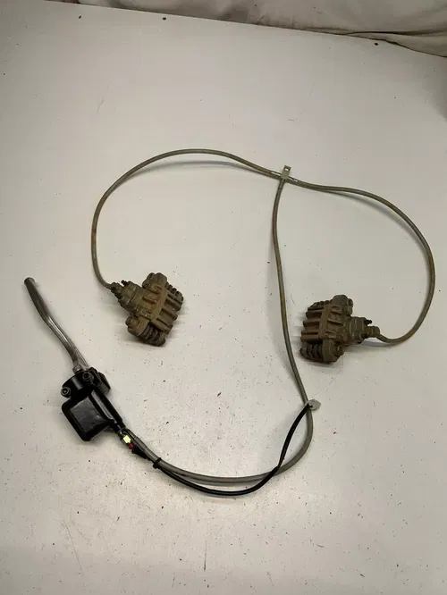 2005 05 POLARIS PHOENIX 200 WORKING! Front Brake Caliper Master Cyl Lines #2