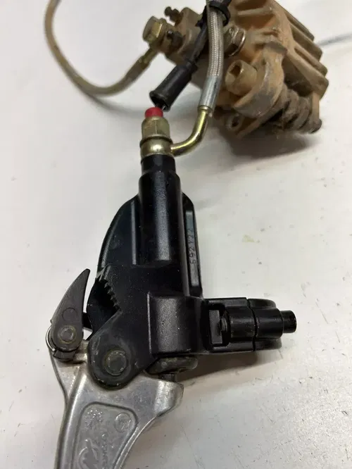 2005 05 POLARIS PHOENIX 200 WORKING! Front Brake Caliper Master Cyl Lines #2