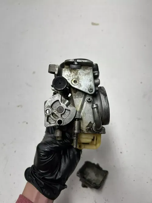 1994 94 Suzuki DR350SE Dr 350 se OEM Carb Carburetor Body Float Bowl READ DESCRI