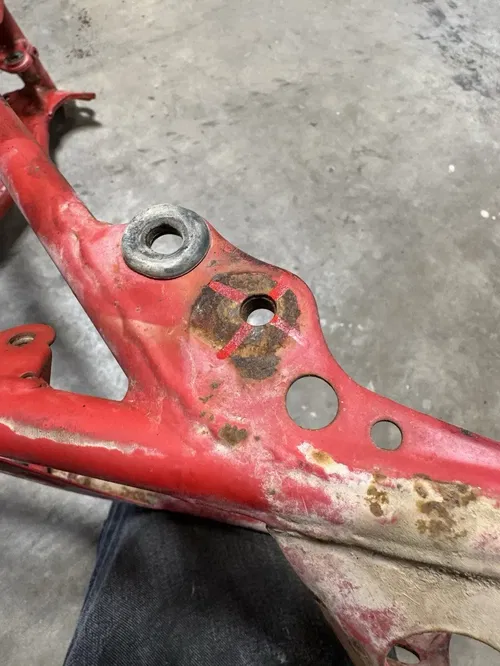 1983 83 Honda XL250R Xl 250 r OEM Main Frame Body Assembly Chassis READ DESCRIPT