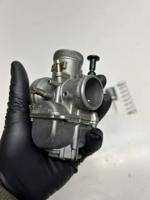 2001 01 Honda Cr80rb CR 80 RB OEM Carb Carburetor Bowl Float Jet Slide Cap