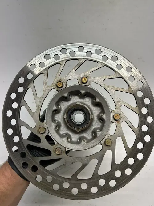 2002 02 Honda Cr250r CR 250 R OEM Front Wheel Hub Disc Brake Rotor Free Ship