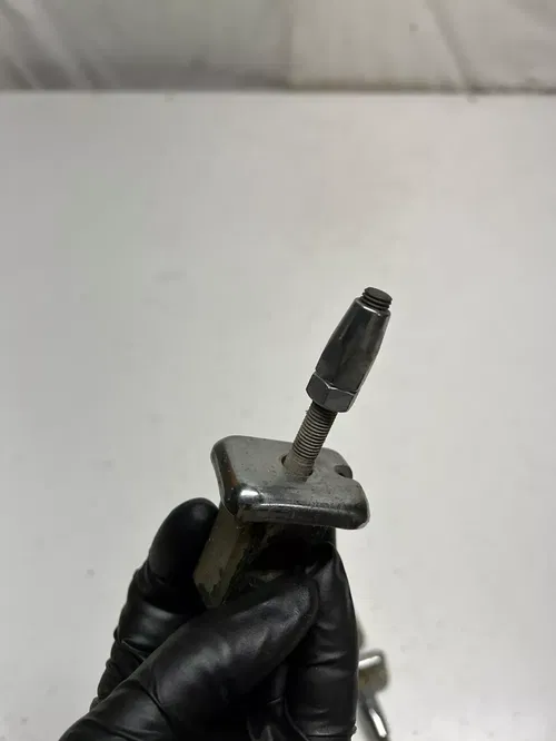 1982 82 HARLEY SHOVELHEAD LOWRIDER STURGIS FXB OEM Rear Back Belt Adjuster Block
