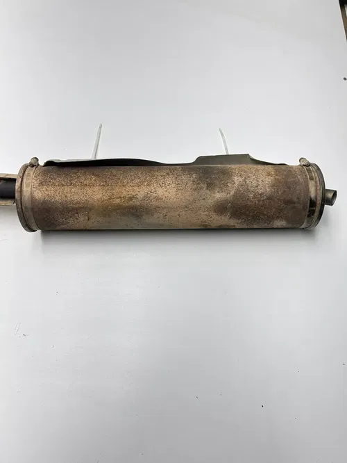 05 2005 Yamaha Kodiak 450 IRS 4x4 OEM TIGHT! Exhaust Pipe Muffler Silencer Baffl