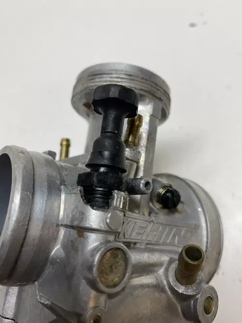 1996 96 KTM 300EXC 300 exc Carb Carburetor Bowl Float Jet Slide DAMAGE!