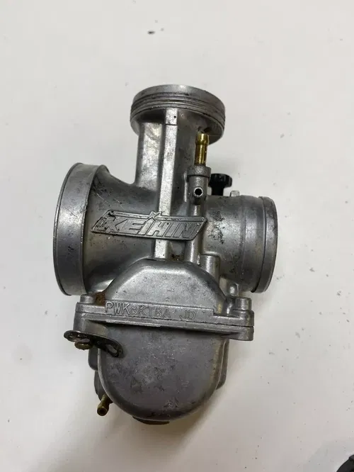 1996 96 KTM 300EXC 300 exc Carb Carburetor Bowl Float Jet Slide DAMAGE!
