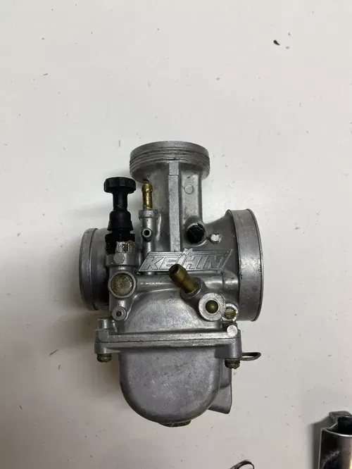 1996 96 KTM 300EXC 300 exc Carb Carburetor Bowl Float Jet Slide DAMAGE!