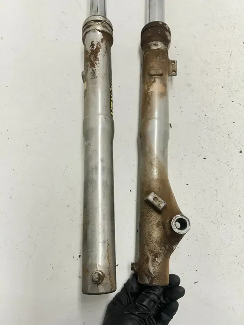 86 1986 Honda XL250R Xl 250 R OEM Front Fork Forks Suspension Shock Tube READ DE