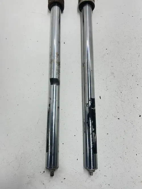 86 1986 Honda XL250R Xl 250 R OEM Front Fork Forks Suspension Shock Tube READ DE