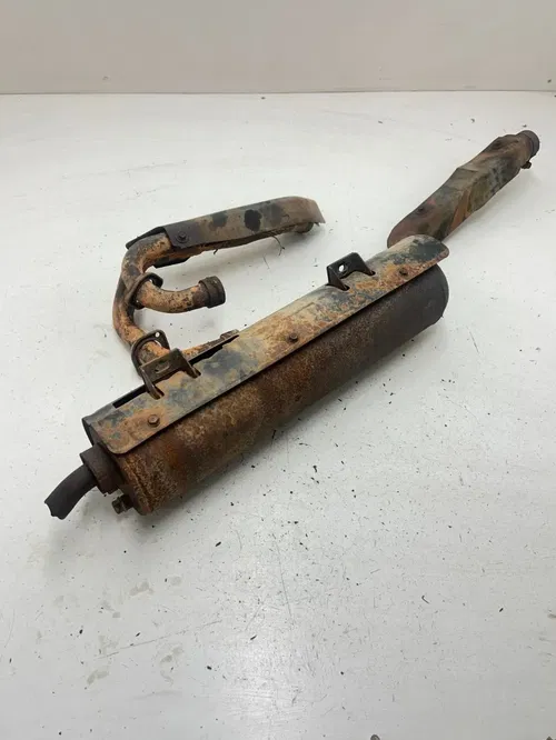 98 Yamaha Grizzly 600 Yfm600 4x4 OEM TIGHT Exhaust Header Pipe Muffler Silencer