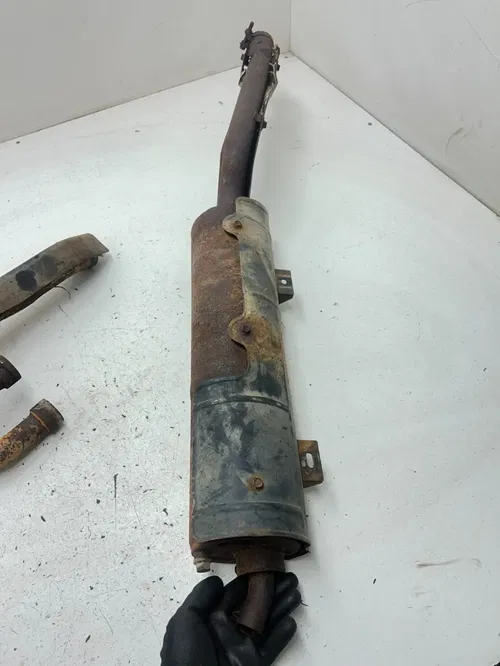 98 Yamaha Grizzly 600 Yfm600 4x4 OEM TIGHT Exhaust Header Pipe Muffler Silencer