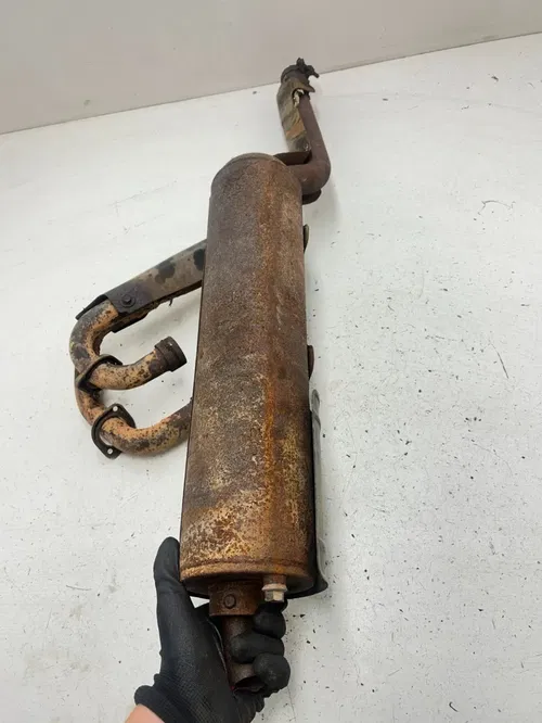 98 Yamaha Grizzly 600 Yfm600 4x4 OEM TIGHT Exhaust Header Pipe Muffler Silencer