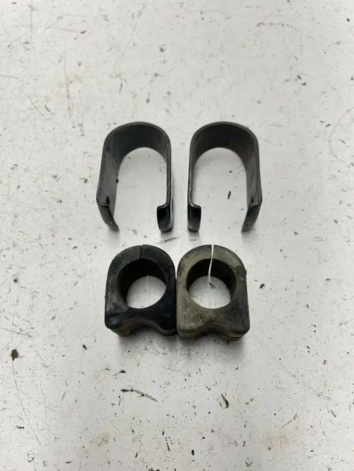 86 1986 Honda Fourtrax Trx 250 2x4 OEM Rack Clamp Bracket Rubber Mount