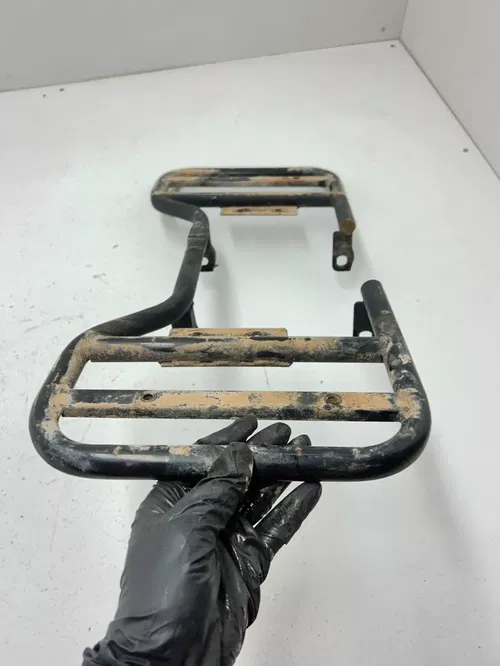 04 2004 Arctic Cat 90 Y-12 2 Stroke 2x4 OEM Foot Pegs Panel Support Guard L R