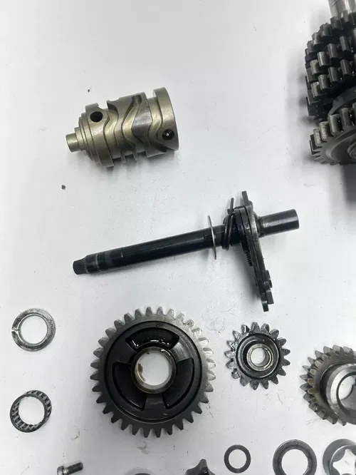 2006 06 KTM 250SXF 250 SX-F sxf OEM Transmission Trans Shift Forks Gear Drum Sha