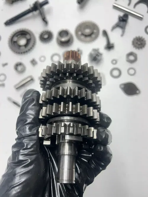 2006 06 KTM 250SXF 250 SX-F sxf OEM Transmission Trans Shift Forks Gear Drum Sha