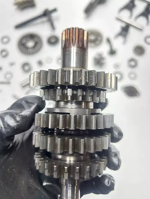 2006 06 KTM 250SXF 250 SX-F sxf OEM Transmission Trans Shift Forks Gear Drum Sha