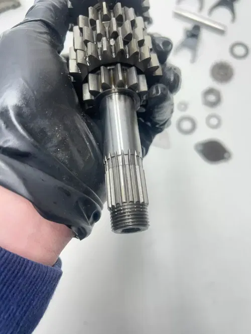 2006 06 KTM 250SXF 250 SX-F sxf OEM Transmission Trans Shift Forks Gear Drum Sha