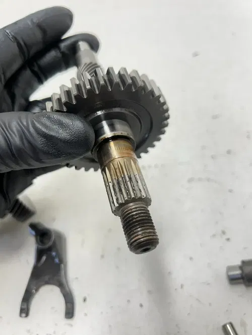 2005 Polaris Predator 90 2 Stroke OEM GOOD Transmission Gear Fork Shaft Complete